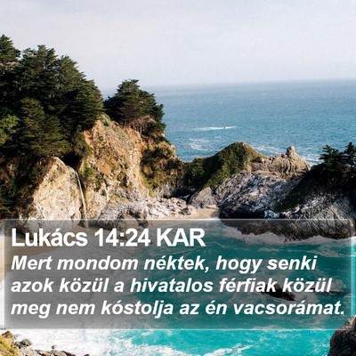 Lukács 14:24 KAR Bible Verse Image