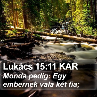 Lukács 15:11 KAR Bible Verse Image