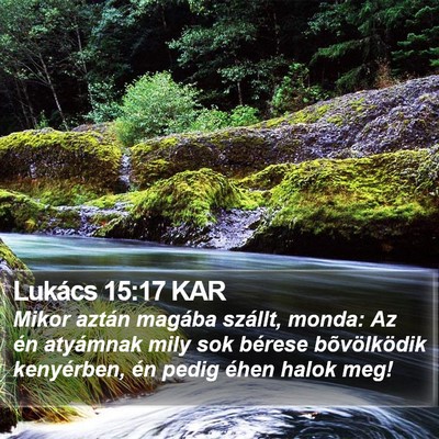Lukács 15:17 KAR Bible Verse Image