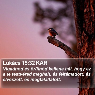 Lukács 15:32 KAR Bible Verse Image