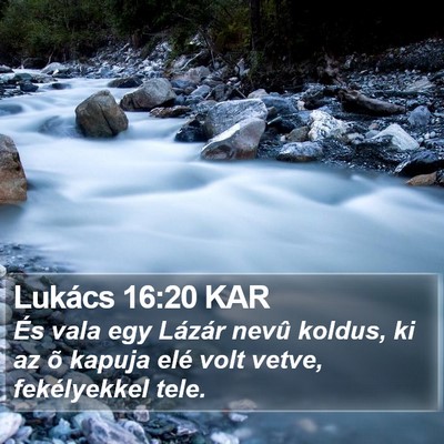Lukács 16:20 KAR Bible Verse Image
