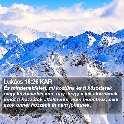 Lukács 16:26 KAR Bible Verse Image