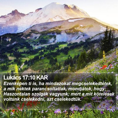 Lukács 17:10 KAR Bible Verse Image