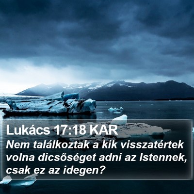 Lukács 17:18 KAR Bible Verse Image