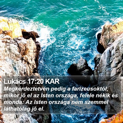 Lukács 17:20 KAR Bible Verse Image