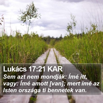 Lukács 17:21 KAR Bible Verse Image