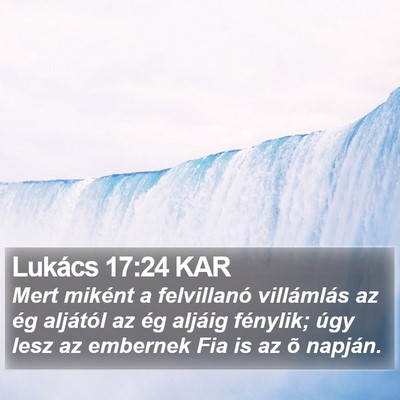 Lukács 17:24 KAR Bible Verse Image