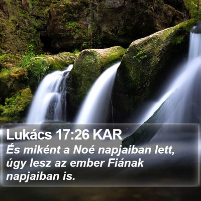 Lukács 17:26 KAR Bible Verse Image