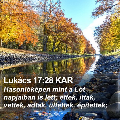 Lukács 17:28 KAR Bible Verse Image