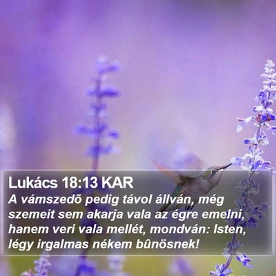 Lukács 18:13 KAR Bible Verse Image