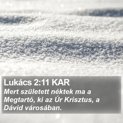 Lukács 2:11 KAR Bible Verse Image