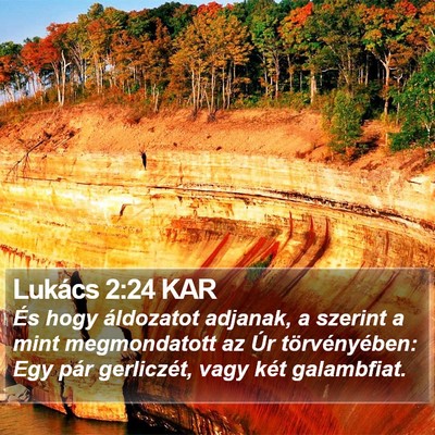 Lukács 2:24 KAR Bible Verse Image
