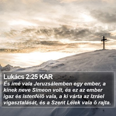 Lukács 2:25 KAR Bible Verse Image