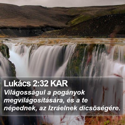 Lukács 2:32 KAR Bible Verse Image