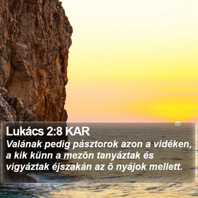 Lukács 2:8 KAR Bible Verse Image