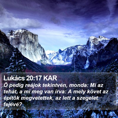 Lukács 20:17 KAR Bible Verse Image