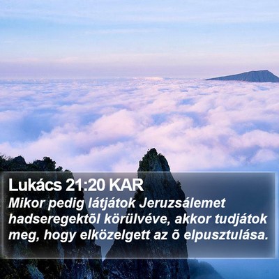 Lukács 21:20 KAR Bible Verse Image