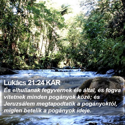 Lukács 21:24 KAR Bible Verse Image
