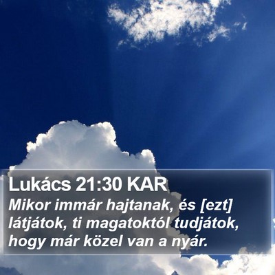 Lukács 21:30 KAR Bible Verse Image