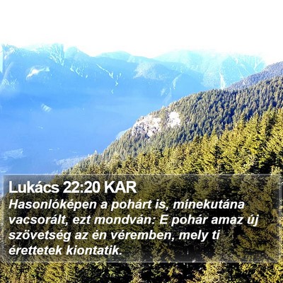 Lukács 22:20 KAR Bible Verse Image