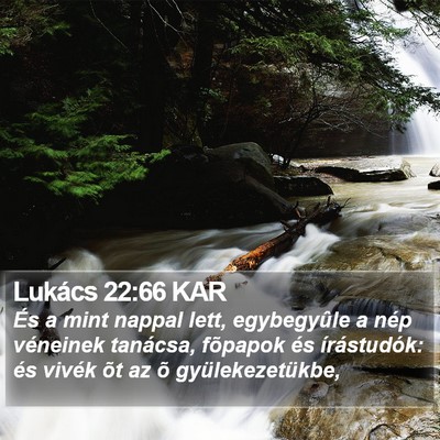 Lukács 22:66 KAR Bible Verse Image