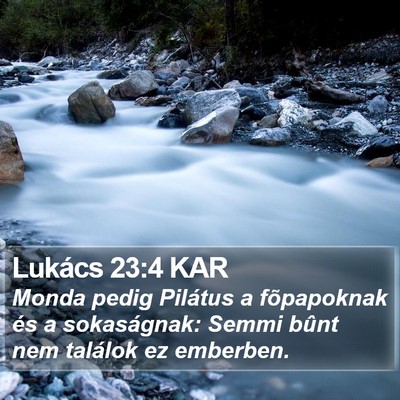 Lukács 23:4 KAR Bible Verse Image