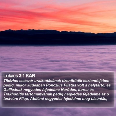 Lukács 3:1 KAR Bible Verse Image