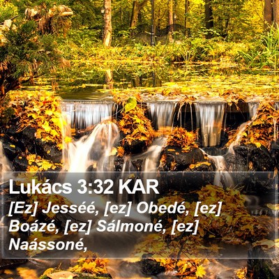 Lukács 3:32 KAR Bible Verse Image