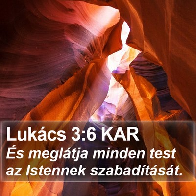 Lukács 3:6 KAR Bible Verse Image