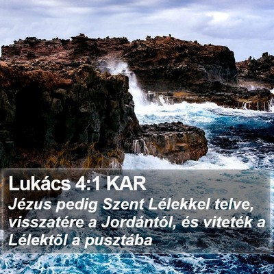 Lukács 4:1 KAR Bible Verse Image