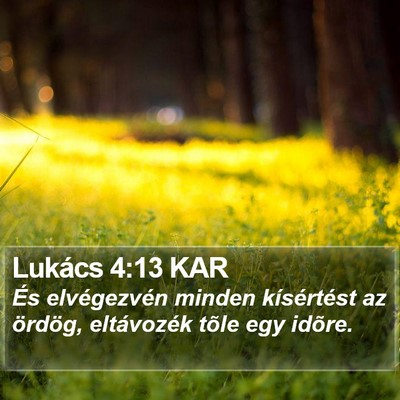 Lukács 4:13 KAR Bible Verse Image