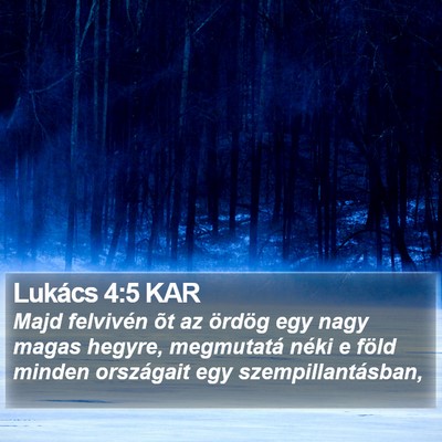 Lukács 4:5 KAR Bible Verse Image