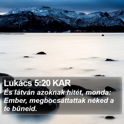 Lukács 5:20 KAR Bible Verse Image