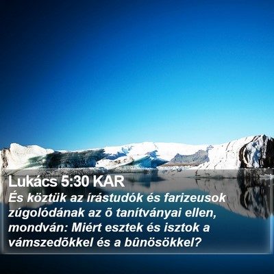 Lukács 5:30 KAR Bible Verse Image
