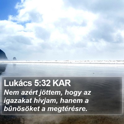 Lukács 5:32 KAR Bible Verse Image