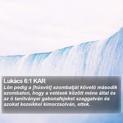 Lukács 6:1 KAR Bible Verse Image