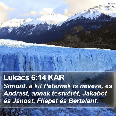 Lukács 6:14 KAR Bible Verse Image