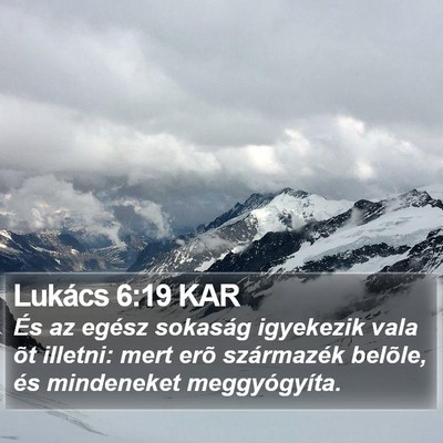 Lukács 6:19 KAR Bible Verse Image