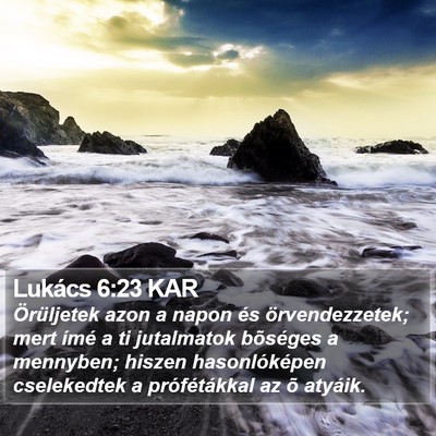 Lukács 6:23 KAR Bible Verse Image