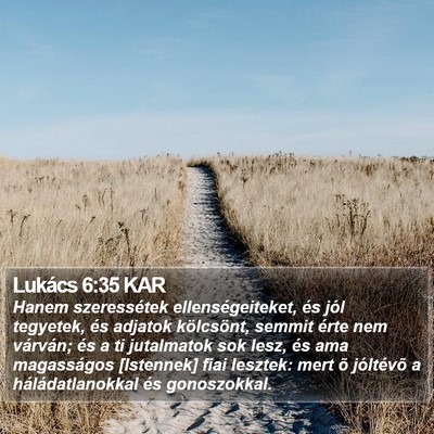 Lukács 6:35 KAR Bible Verse Image