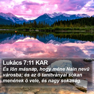 Lukács 7:11 KAR Bible Verse Image