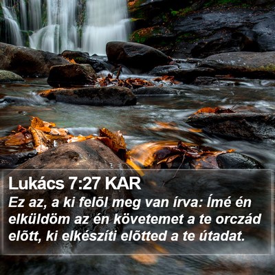 Lukács 7:27 KAR Bible Verse Image