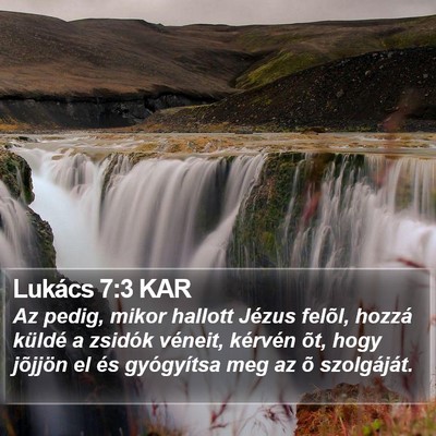 Lukács 7:3 KAR Bible Verse Image