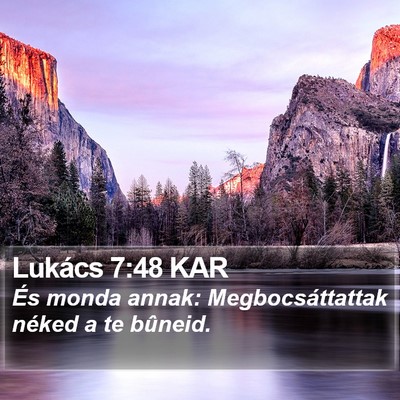 Lukács 7:48 KAR Bible Verse Image