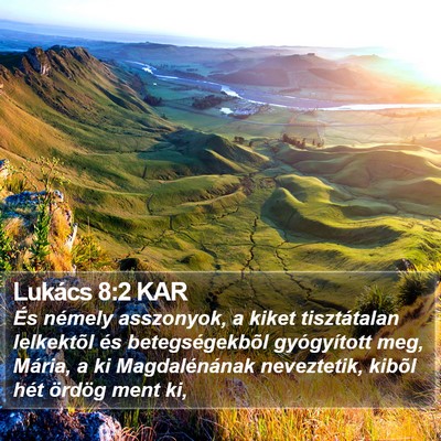 Lukács 8:2 KAR Bible Verse Image