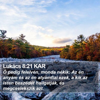 Lukács 8:21 KAR Bible Verse Image