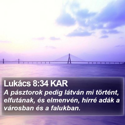 Lukács 8:34 KAR Bible Verse Image