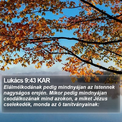 Lukács 9:43 KAR Bible Verse Image