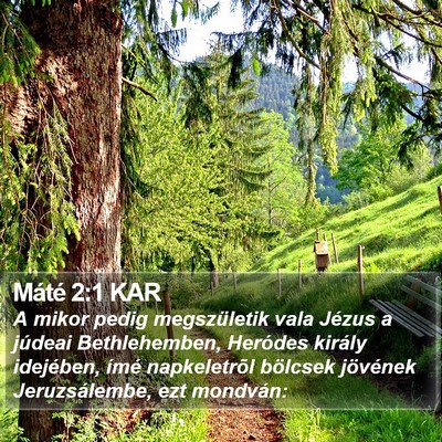 Matak 2 Máté 2 Bible Images - Máté Chapter 2 KAR Bible Verse Pictures