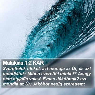 Malakiás 1:2 KAR Bible Verse Image